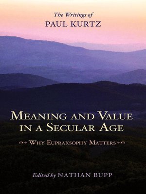 cover image of Meaning and Value in a Secular Age